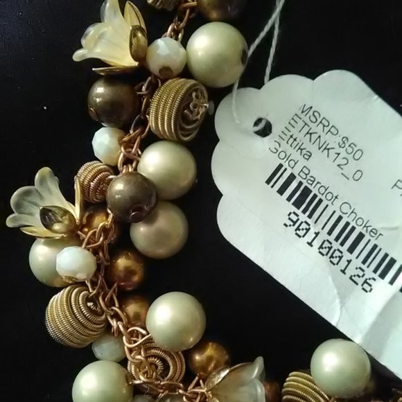 multi Bauble "statement necklace" NEW w/ tag - Picture 3 of 6